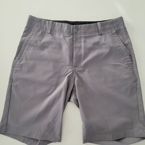 Nike Men's Light Gray Flat Front Shorts